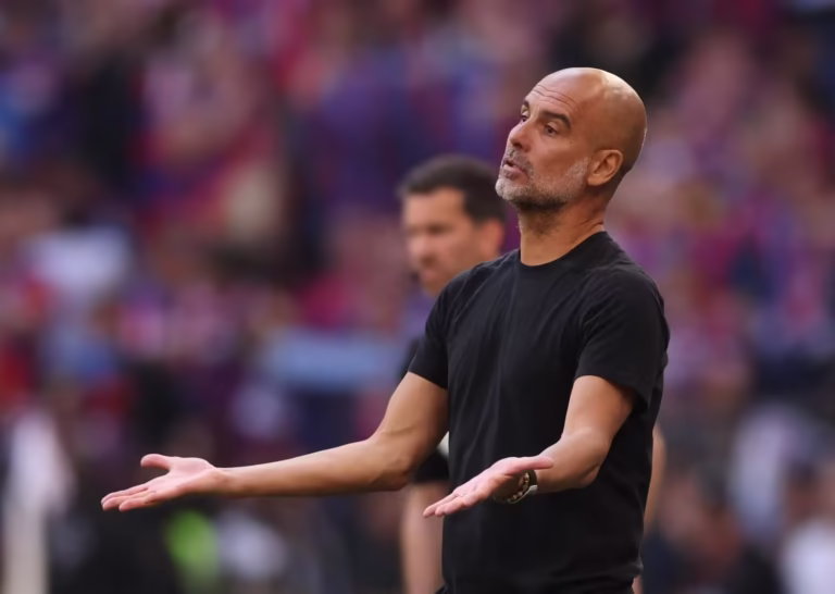 "เป๊ป" ผิดหวังผลงานแมนซิตี้ ยินดี คริสตัล พาเลซ คว้าแชมป์เอฟเอ คัพ "เป๊ป" ผิดหวังผลงานแมนซิตี้ ยินดี คริสตัล พาเลซ คว้าแชมป์เอฟเอ คัพ