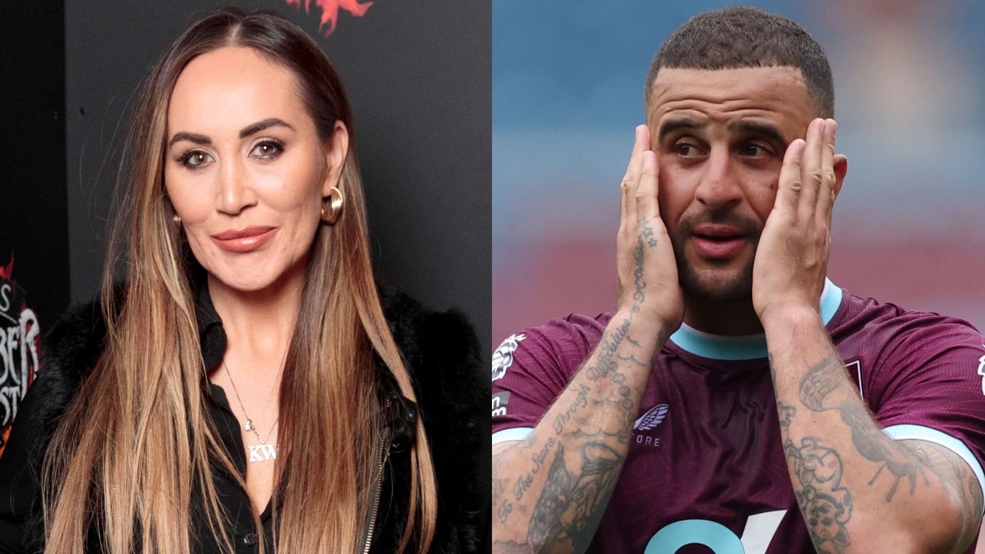Kyle Walker และ Lauryn Goodman บังเอิญเจอกันอีกครั้งในคืนพิเศษที่ลอนดอนของอดีตแข้ง Man City