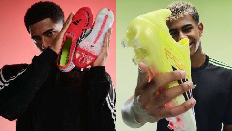 เลือกข้างเดียวกัน! Jude Bellingham- Aitana Bonmati ปะทะ Lamine Yamal, Lionel Messi และ Trinity Rodman เปิดศึก adidas Predator vs F50