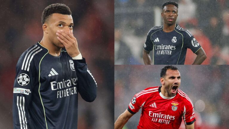 เบนฟิก้าอัด เรอัล มาดริด 4-2 ลุ้นเข้ารอบแชมเปียนส์ ลีก รอบเพลย์ออฟ หลังประตูโหม่งปิดท้ายของ อนาทอลีย์ ตรูบิน