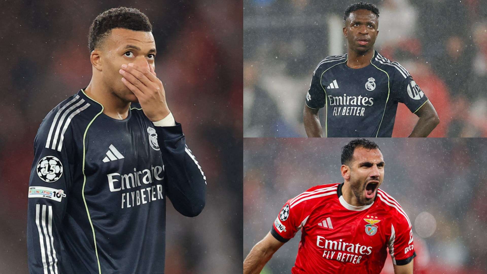 เบนฟิก้าอัด เรอัล มาดริด 4-2 ลุ้นเข้ารอบแชมเปียนส์ ลีก รอบเพลย์ออฟ หลังประตูโหม่งปิดท้ายของ อนาทอลีย์ ตรูบิน