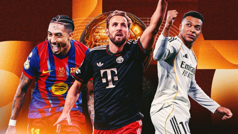 Ballon d'Or 2026: แฮร์รี เคน และ คีลิยัน เอ็มบัปเป้ นำโด่ง ขณะที่ ราฟินญา ยังอยู่ในข่ายลุ้น
