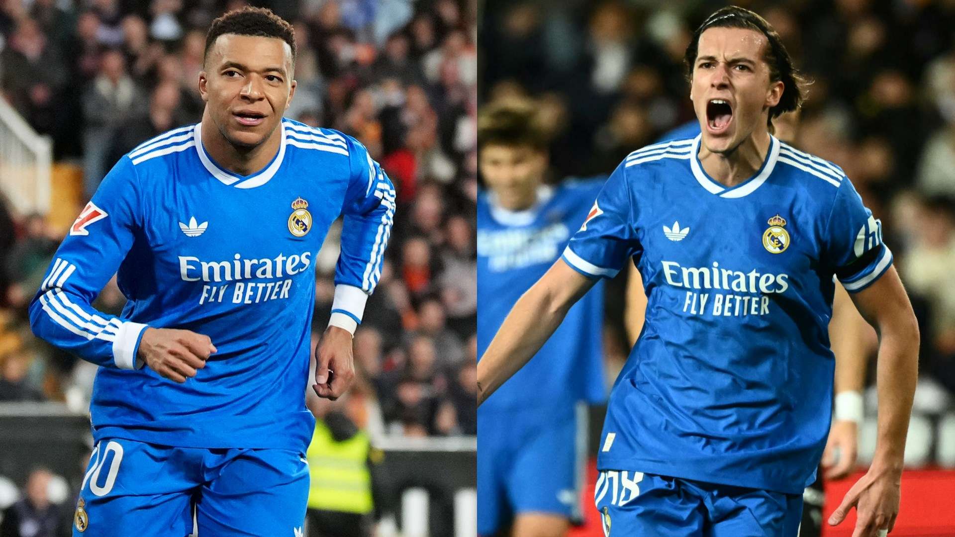 รีล มาดริด บุกเฉือน บาเลนเซีย 2-0 อัลวาโร คาเรราส ซัดสวย ปิดท้ายด้วย เอ็มบัปเป้ ช่วงทดเจ็บ ไล่ล่าบาร์เซโลนาในลาลีกา