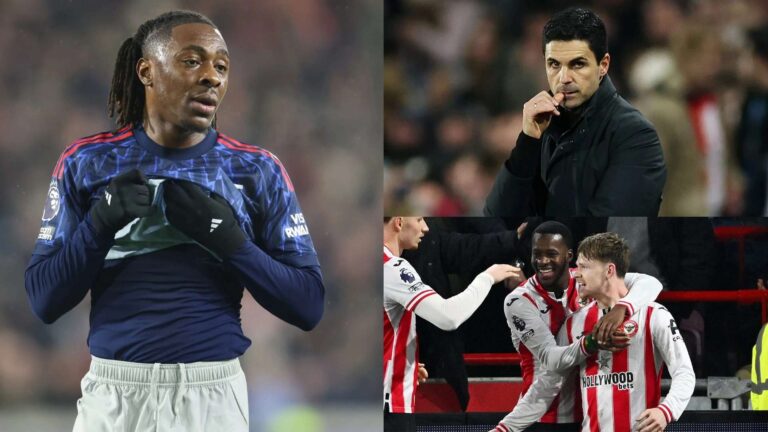 การให้คะแนนผู้เล่นอาร์เซนอลพบเบรนท์ฟอร์ด: เอเบเรชี อีเซ ฟล็อปส์อีกครั้ง อาร์เซนอลสะดุดคะแนนในลุ้นแชมป์พรีเมียร์ลีก แม้ มาเดอูเก้ จะมีเฮดเดอร์สุดคม