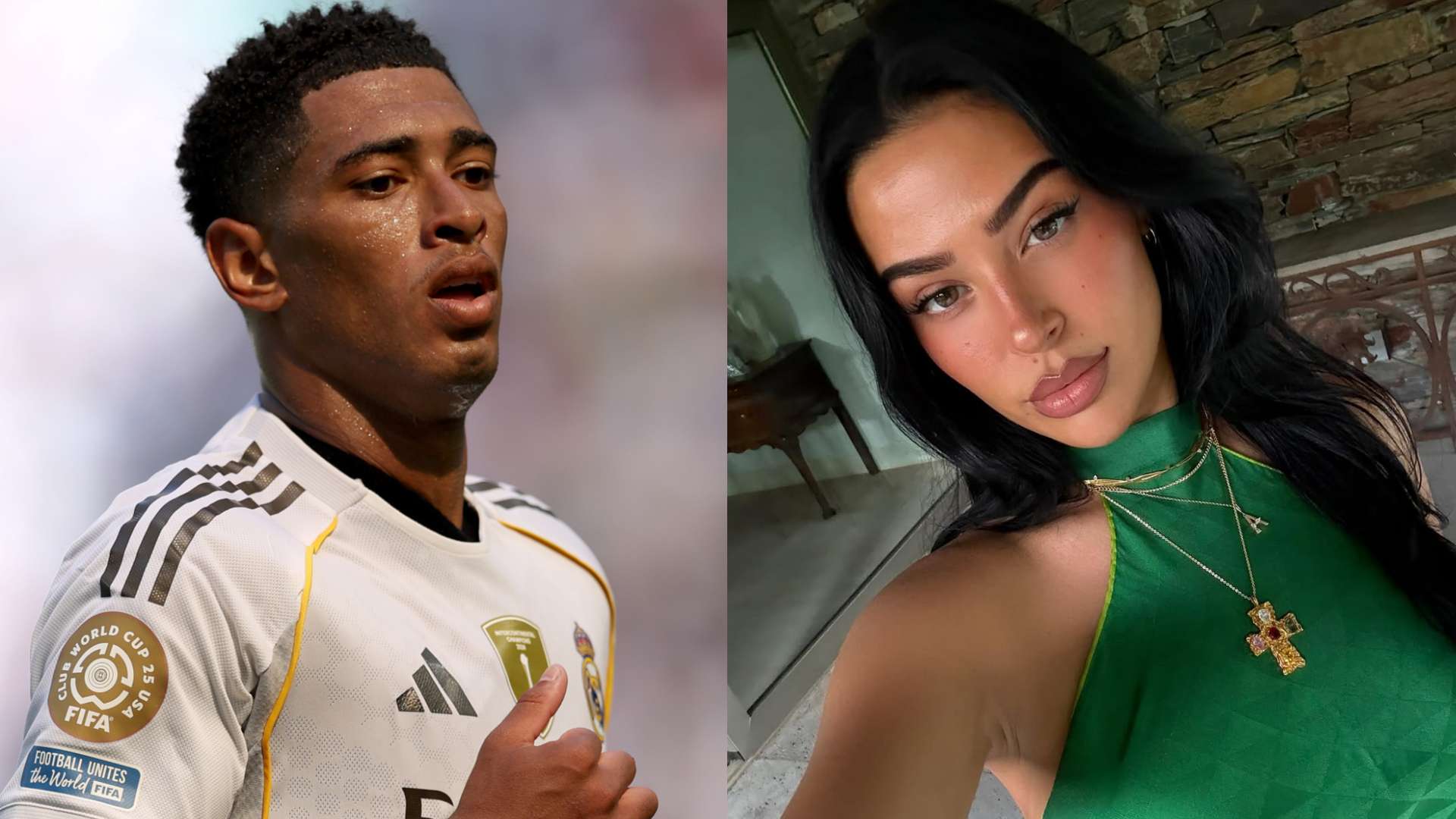 เบลลิงแฮมพาแฟนสาว แอชลิน คาสโตร ไปชมเบร์นาเบวในวันวาเลนไทน์ ขณะที่อาการบาดเจ็บทำให้ฟิตไม่เต็มที่ก่อนคัมแบ็คกับเรอัล มาดริด