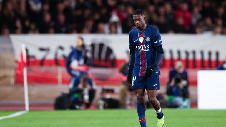 อุสมาน เดมเบเล่ เจ็บอีกรอบ! ปารีส แซงต์-แชร์กแมง เฉือนโมนาโก 3-2 ในชปล เพลย์ออฟ
