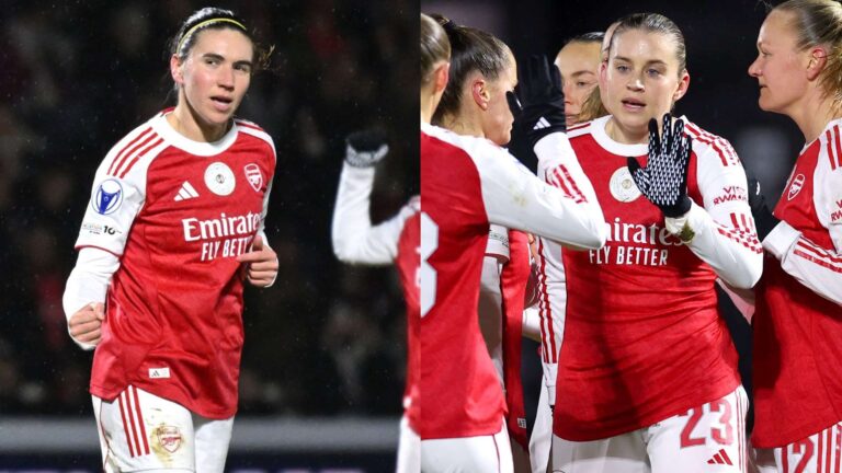 อาร์เซนอลหญิงผ่านเข้ารอบก่อนรองชนะเลิศแชมเปี้ยนส์ ลีก หลังชนะโอเอ Leuven 3-1 รวม 7-1 ในสภาพอากาศเลวร้าย