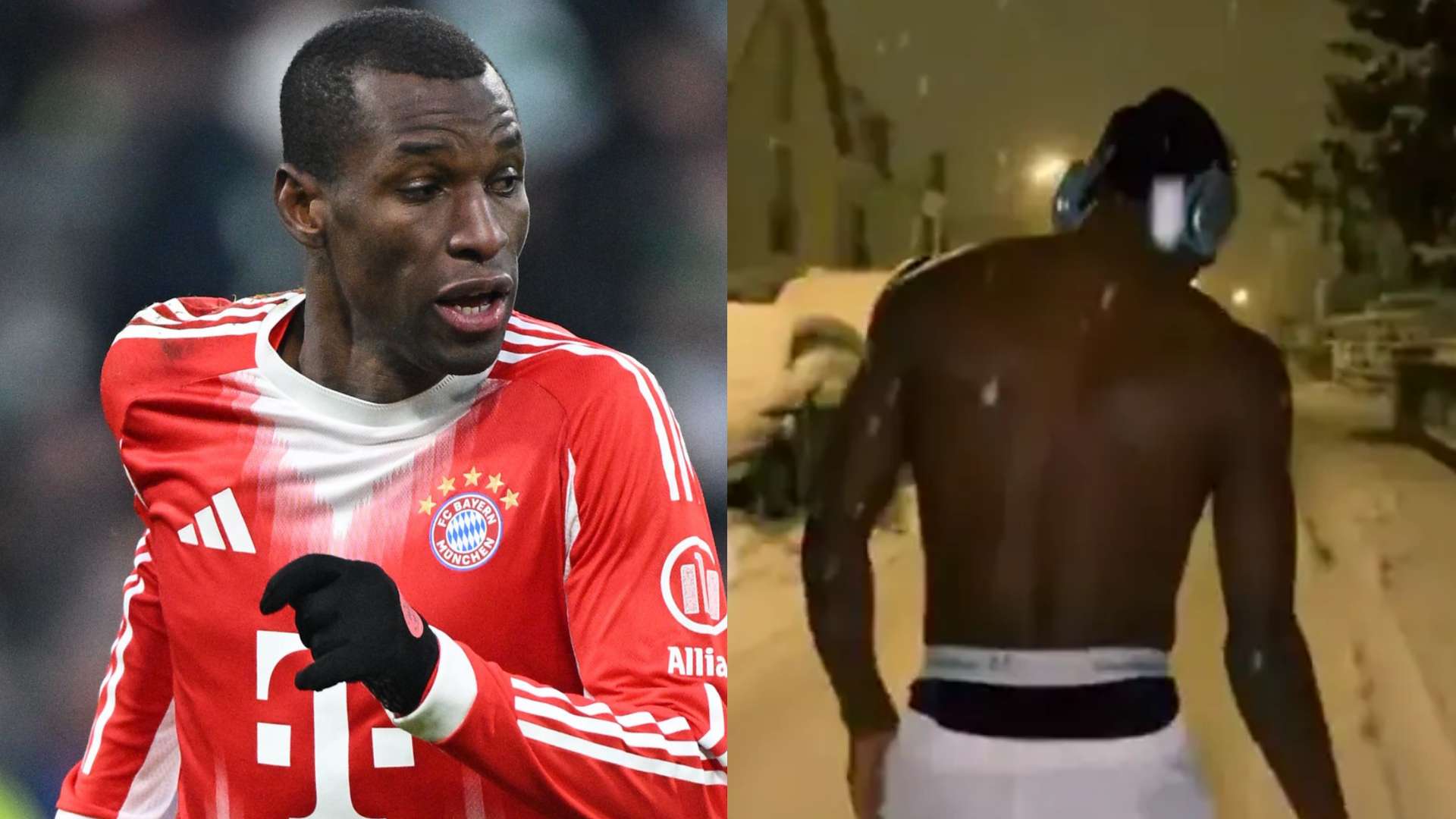 นิโคลัส แจ็กสัน เดินท่อนบนท่ามกลางหิมะมิวนิค คลิปไวรัลจากการยืมตัวสู่ บาเยิร์น มิวนิค