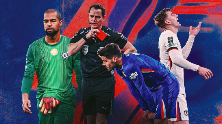 10 ใบแดงในฤดูกาลเดียว! เชลซีโดนไล่ออกมากสุดในฤดูกาล 2025-26 อันดับเรียงตามเหตุผล