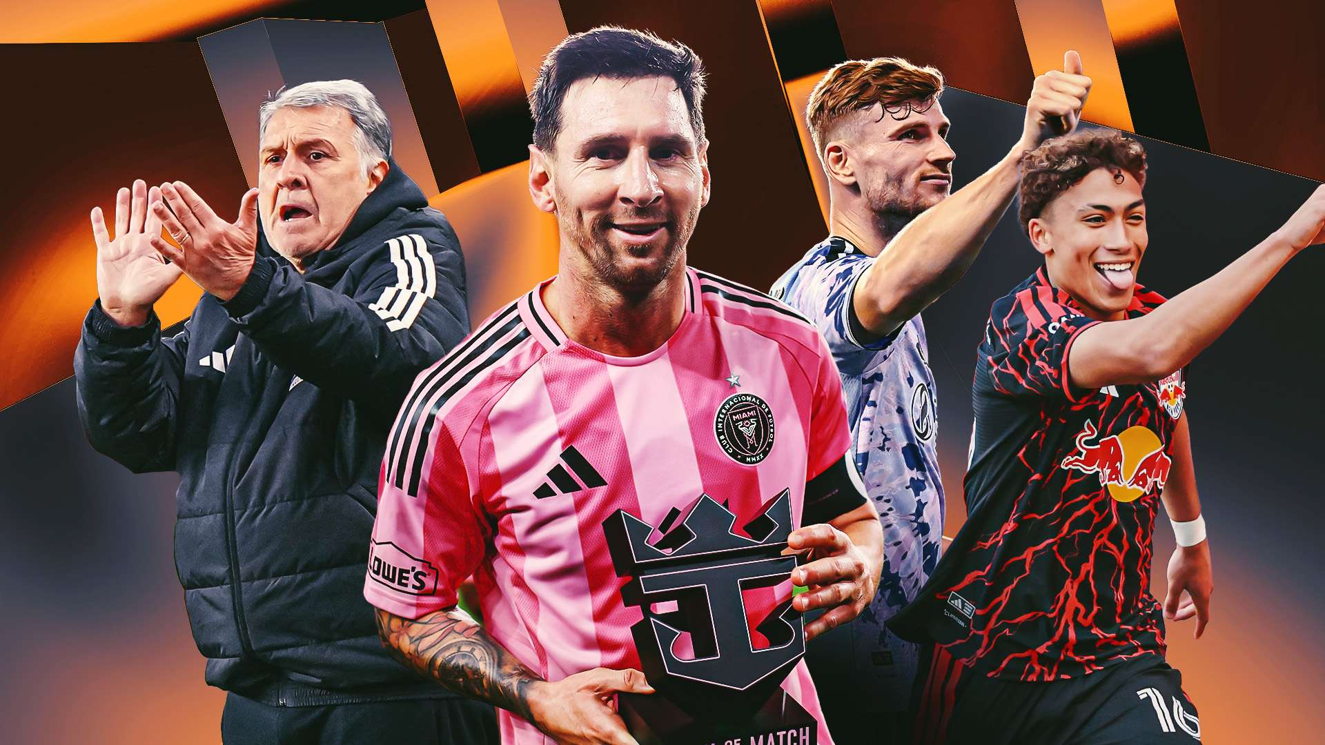 ลิโอเนล เมสซี่ พลิกเกมช่วย อินเตอร์ ไมอามี เอฟซี คัมแบ็ก MLS นัดที่ 2; ทีโม เวอร์เนอร์ เปล่งประกาย ด้าน ตาติ มาร์ติโน ถูกตั้งคำถาม