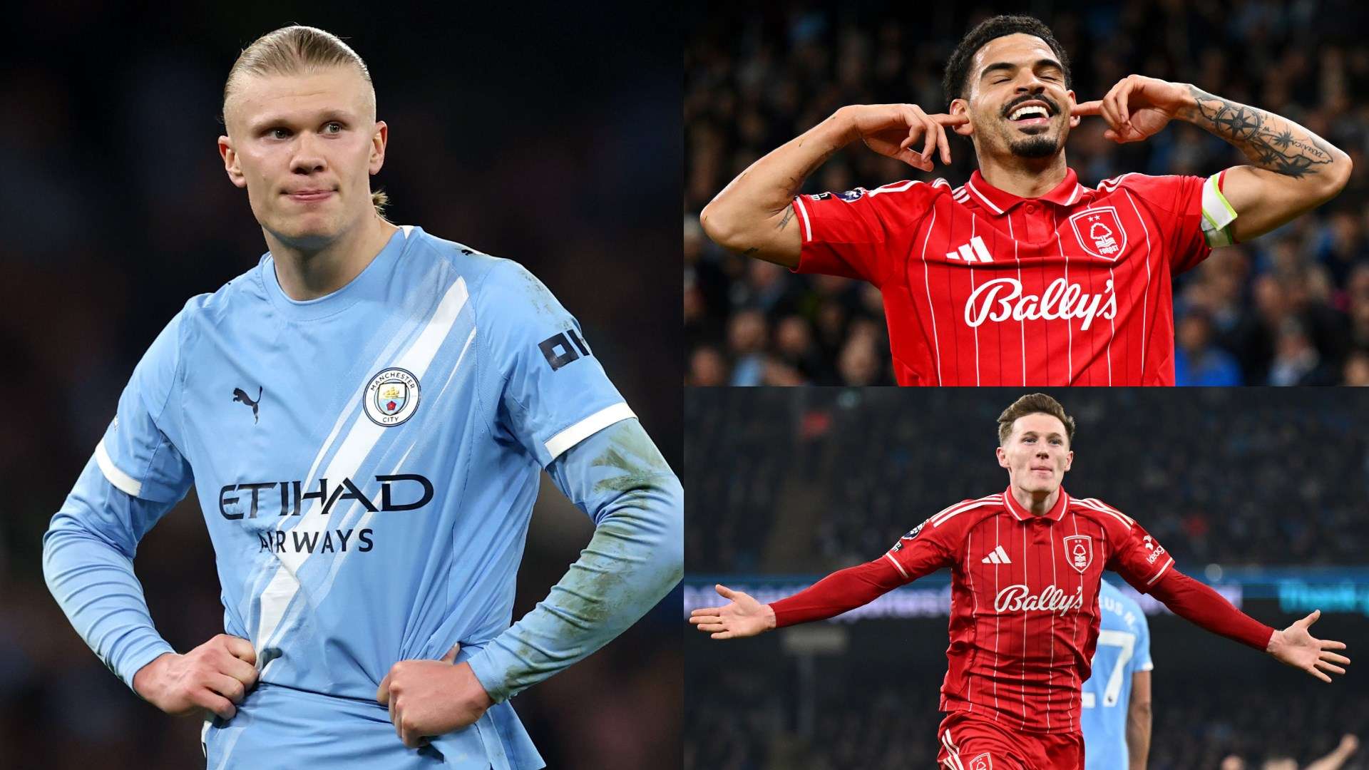 คะแนนนักเตะ แมนเชสเตอร์ ซิตี้ vs นอตติงแฮม ฟอเรสต์ อาร์เซนอลมีทางนำ ฮาแลนด์พลาดโอกาสสำคัญ