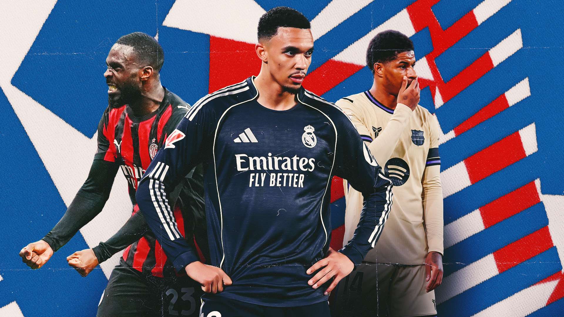 นักเตะอังกฤษต่างแดนร้อนแรงไม่ทั่ว: เทรนต์ อเล็กซานเดอร์-อาร์โนลด์ ยังลำบากในมาดริด ราชฟอร์ดถูกวิจารณ์ ขณะที่ ฟิคาโย โทโมรี โชว์ฟอร์มเดอร์เดรบให้ เอซี มิลาน