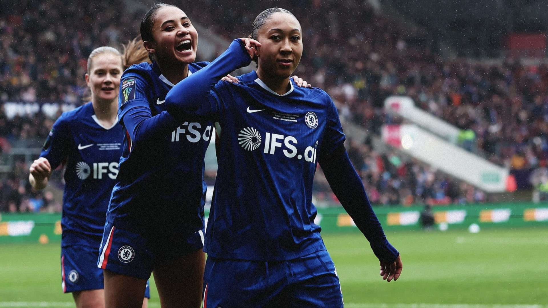 ลอเรน เจมส์ ปลดล็อกฟอร์มเด่น นำ เชลซี คว้าถ้วยลีกคัพหญิง หลังเอาชนะ แมนเชสเตอร์ ยูไนเต็ด 2-0