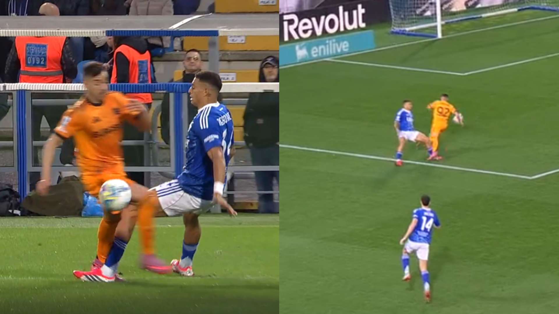 ไฮไลต์ Como พบ โรม่า สด: จุดโทษตั้งแต่7 นาทีจาก มาลีน และประเด็นการตัดสินโดย มาสซา