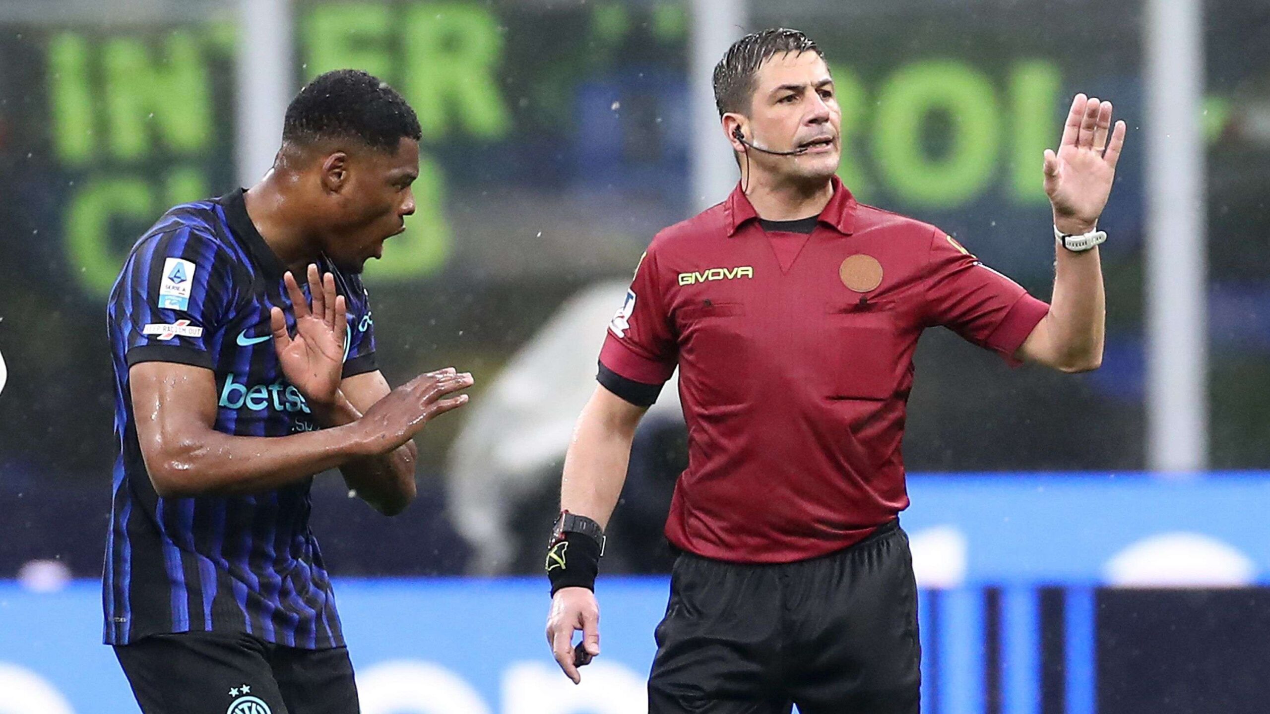 CAN แต่งตั้งมังกานีเอลโล ผู้ตัดสินในแมตช์ อินเตอร์ มิลาน พบ อาตาลันตา คะแนนประเมิน 7