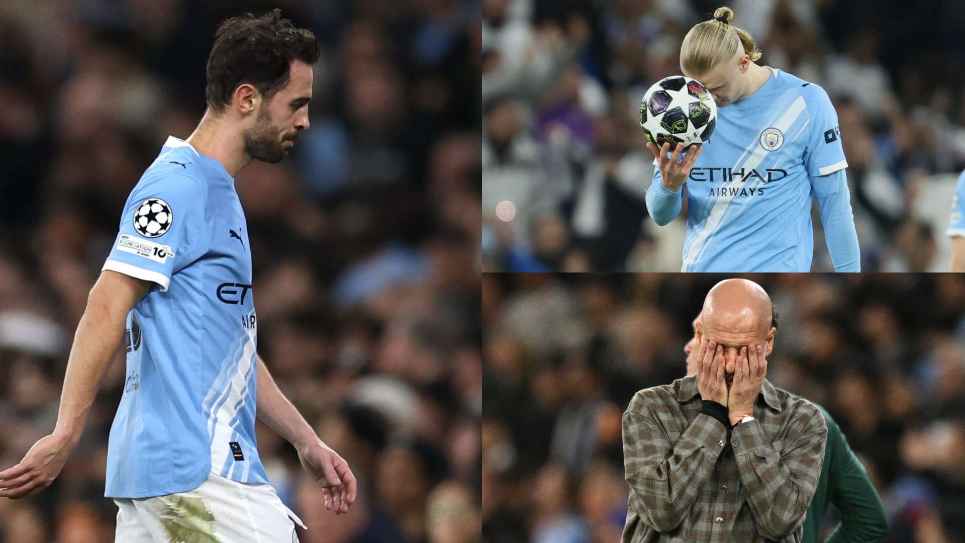 แมนเชสเตอร์ ซิตี้ แพ้ เรอัล มาดริด 2-1 ตกรอบแชมเปียนส์ลีก เบนาร์โด ซิลวา ถูกไล่ออกครั้งแรกในอาชีพ