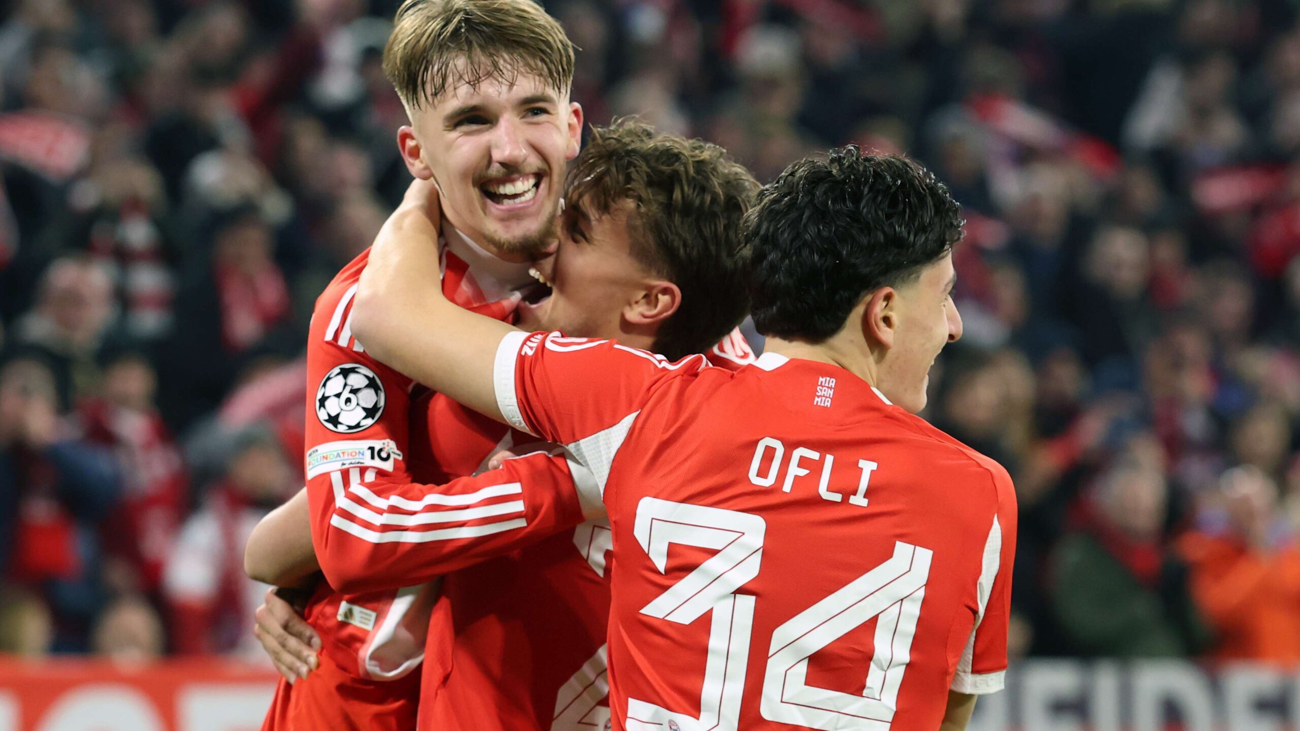 บาเยิร์น มิวนิค ฟอร์มแรง ปลุกกระแสดาวรุ่ง พากันทะยานสู่รอบก่อนรองชนะเลิศ ยูฟ่า แชมเปียนส์ลีก