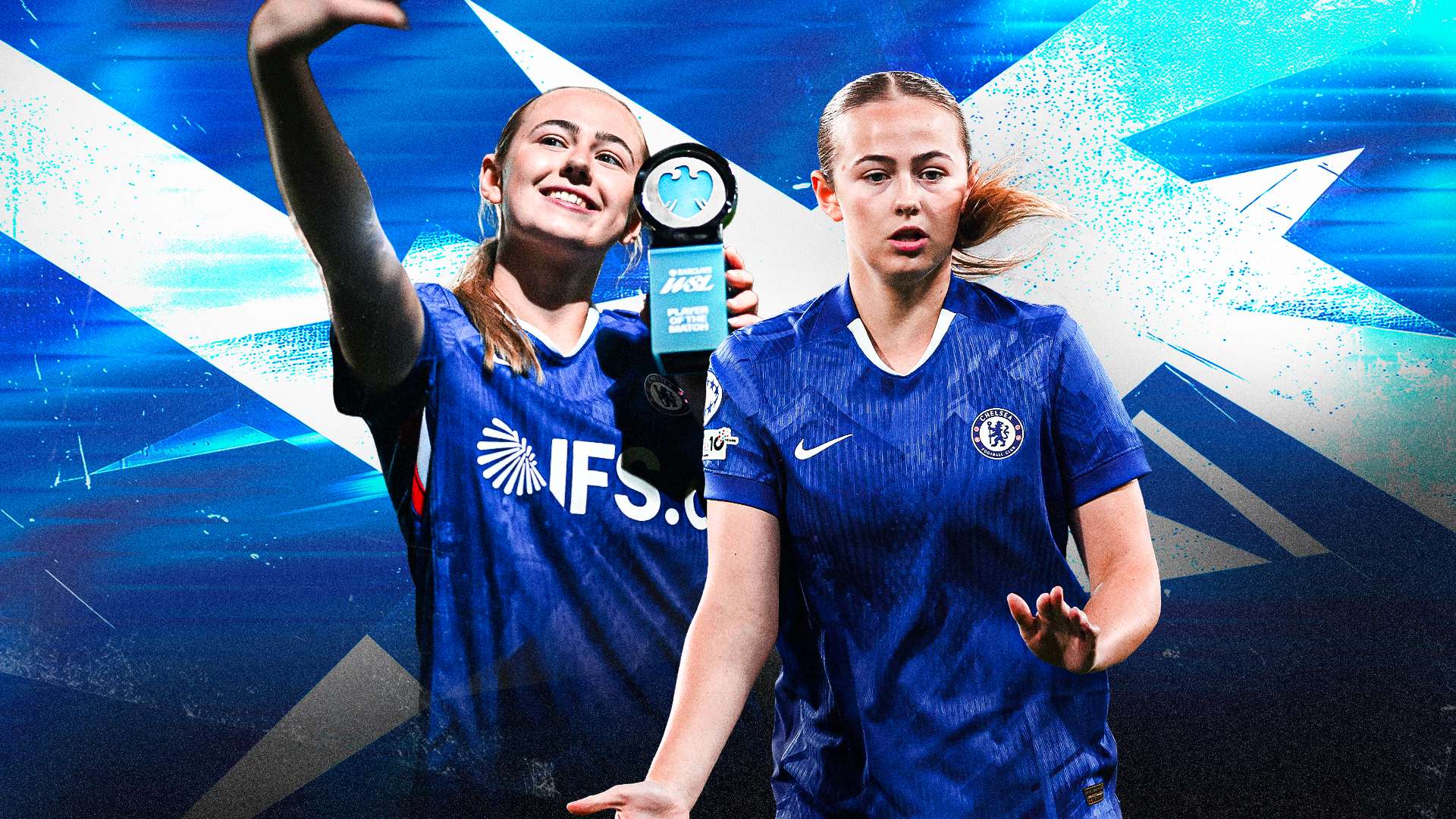 เล็กซี่ พอตเตอร์ ดาวรุ่งเชลซี-อังกฤษ ถ่ายทอดลักษณะคล้าย เคียรา วอลช์ และ จอร์เจีย สแตนเวย์