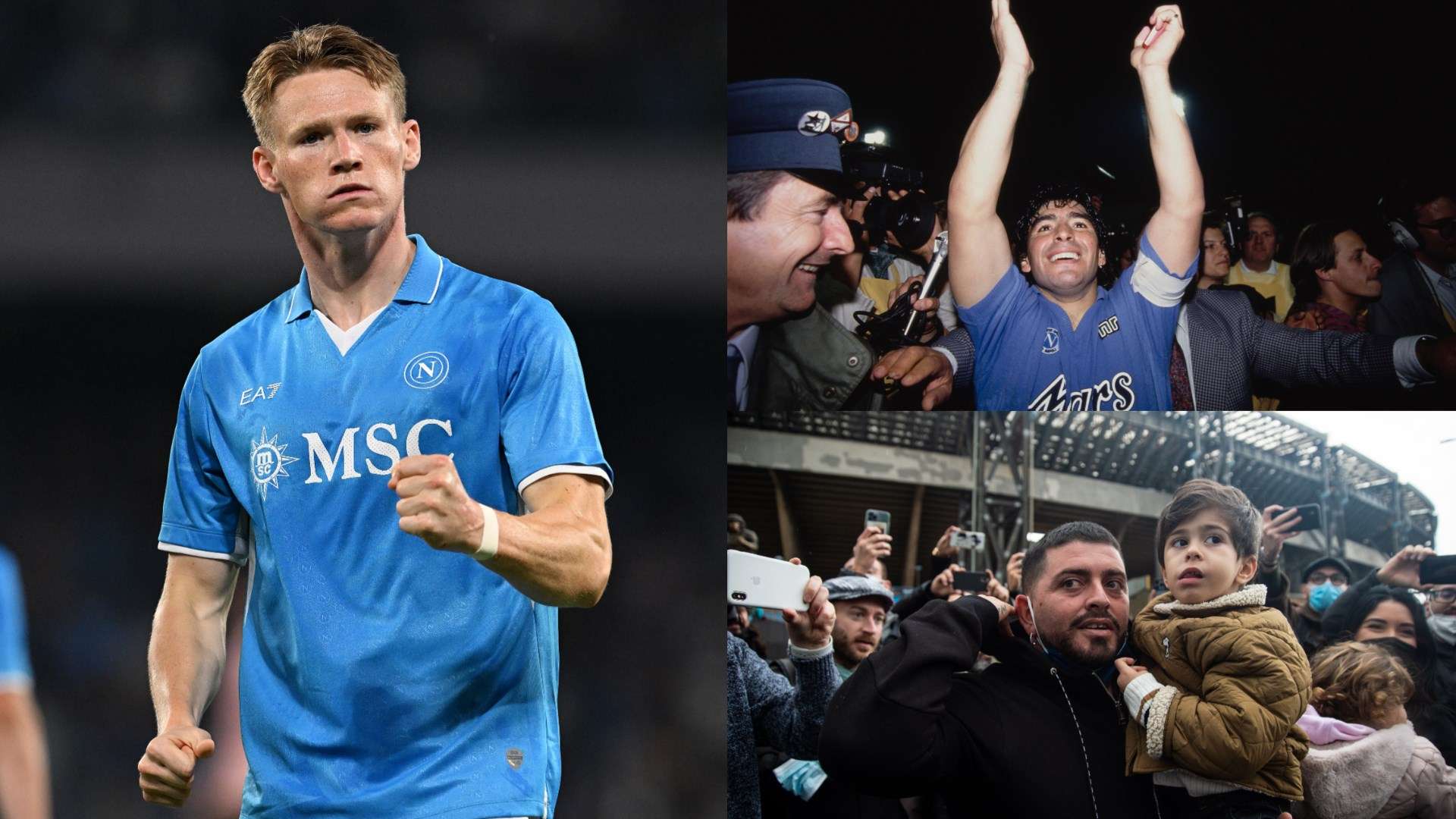 แม็คโทมินายยังเป็นฮีโร่นาโปลี หลังบุตรมาราโดน่าประณิธานว่าเป็นผู้เล่นทรงอิทธิพลอันดับสองในประวัติศาสตร์สโมสร