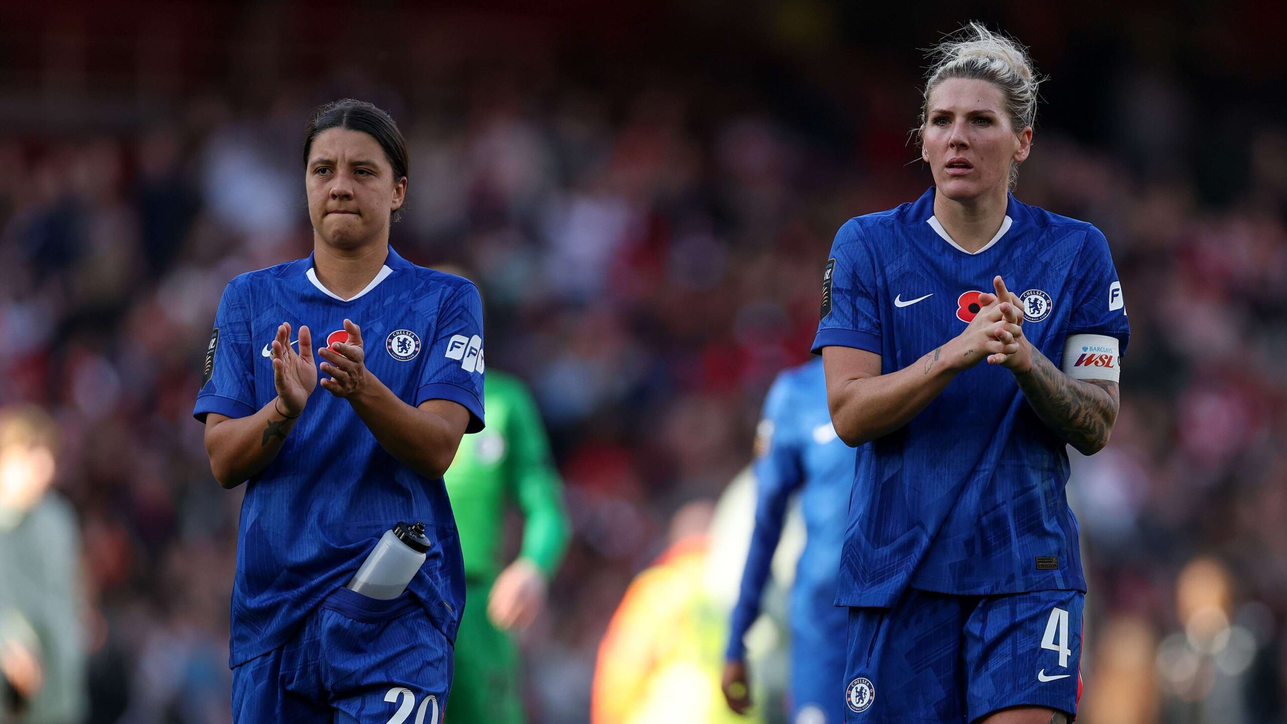 บอมปาสโตร์ยังนิ่งไม่ยืนยันอนาคต มิลลี่ ไบรท์ และ แซม เคอร์ ขณะที่เชลซียืนยันความทะเยอทะยานในยูฟ่า แชมเปียนส์ลีกหญิง