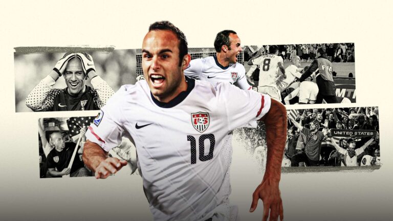 แลนดอน โดโนแวน ยิงประตูชัยช่วงทดเวลาบาดเจ็บพา สหรัฐอเมริกา เข้าสู่ฟุตบอลโลก 2010 ชิ้นสำคัญประวัติศาสตร์