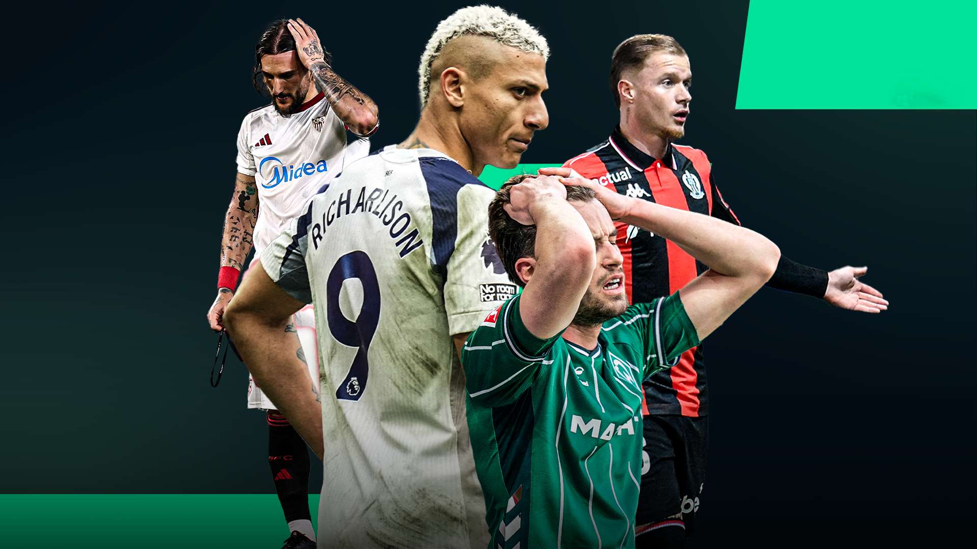 ฟิออเรนติน่า: ท็อตแน่ม ฮ็อตสเปอร์ เซบียา โวล์ฟสบวร์ก และนิส เสี่ยงตกชั้น