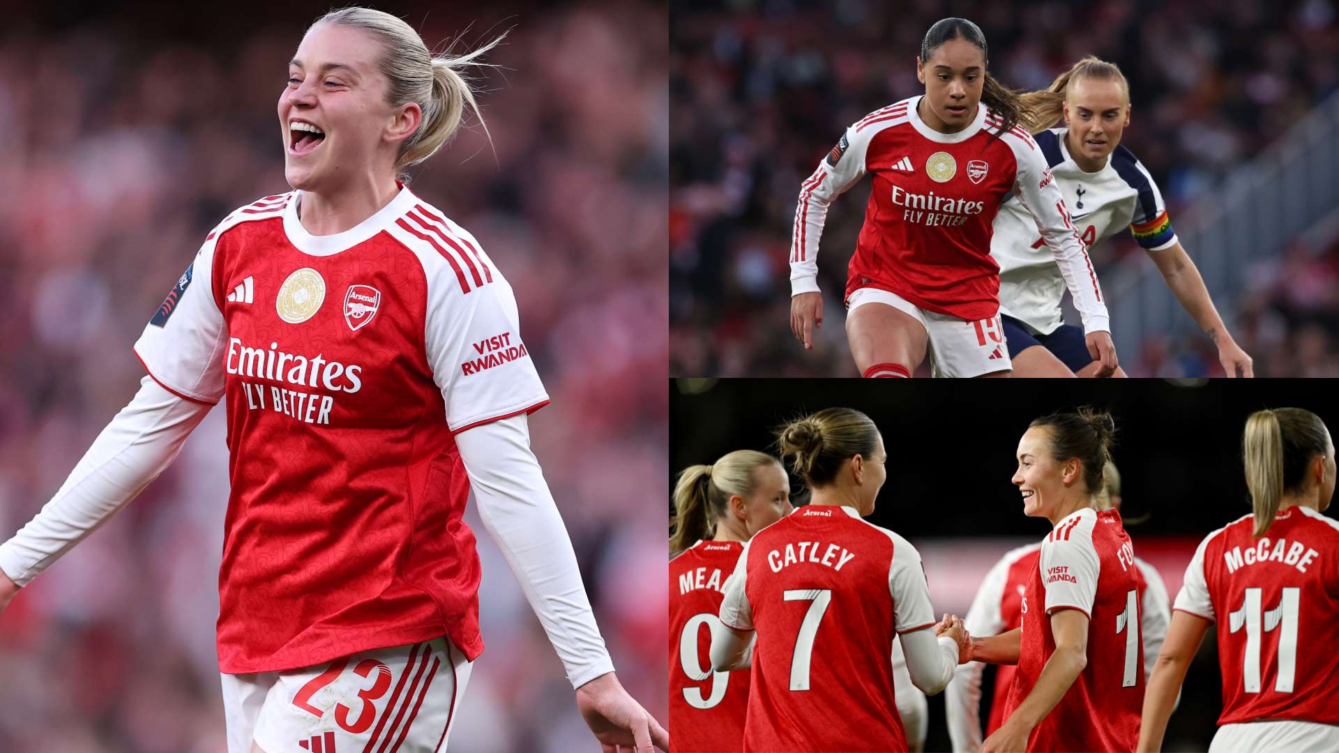 อาร์เซนอลหญิงบุกชนะท็อตแน่ม ฮ็อตสเปอร์ 5-2 รุโซซัดแฮตทริค 22 นาที พาอันดับสองในพรีเมียร์ลีกหญิง