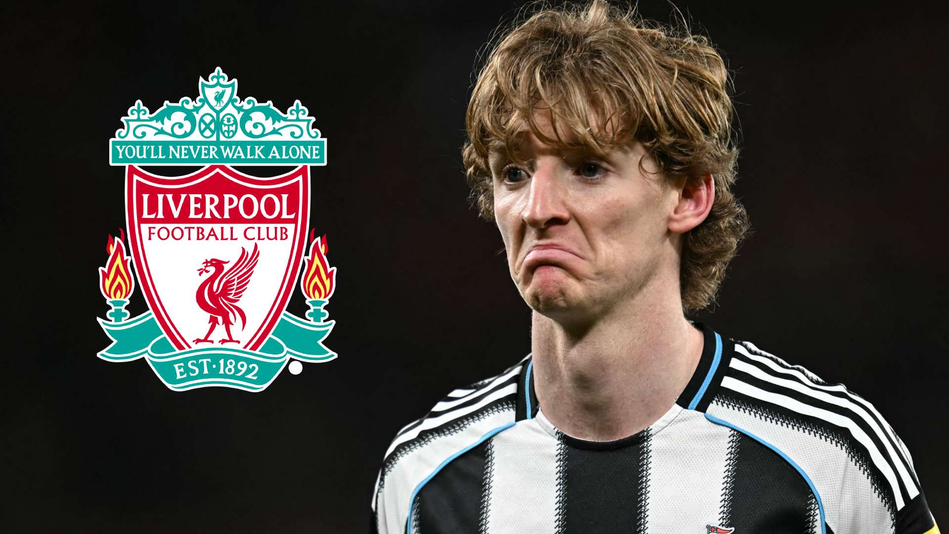 ลิเวอร์พูลพร้อมล่าตัว แอนโธนี กอร์ดอน เสริมทัพสองประเด็นสำคัญ หลังข่าวกลับรากเหง้าจากนิวคาสเซิล