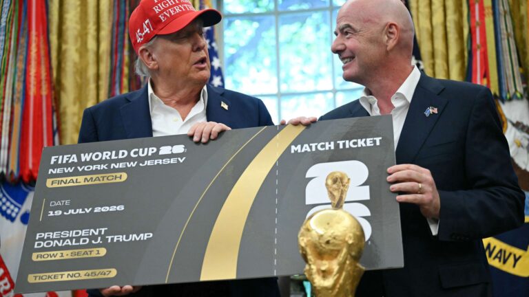 ทรัมป์ยอมรับตั๋วฟุตบอลโลกของทีมชาติสหรัฐอเมริกา ราคาสูงเกินคาด ไม่จ่ายแพง