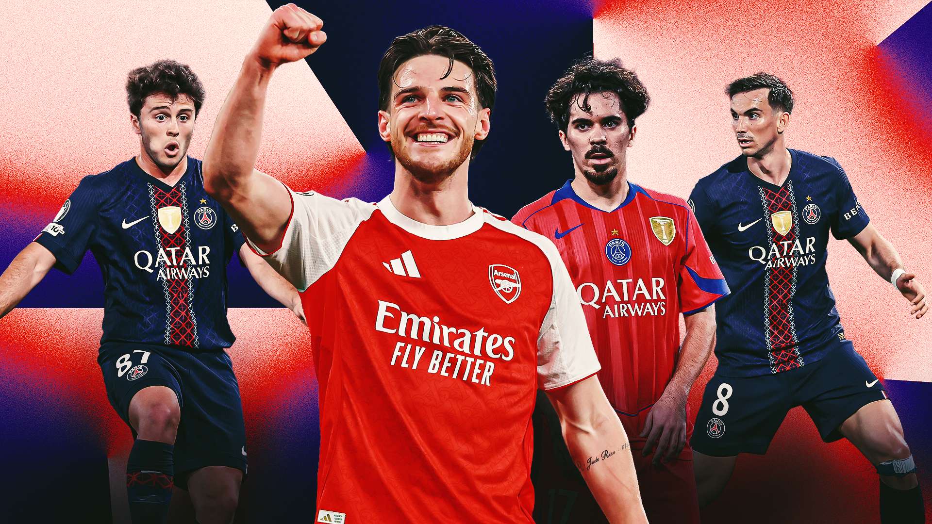 เดคลัน ไรซ์ ครองแดนกลางปะทะมิดฟิลด์ PSG ในรอบชิงชนะเลิศ ยูฟ่า แชมเปียนส์ลีก เพื่อดับข้อสงสัยแฟนบอลอาร์เซนอล